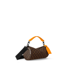 Shoulder bag with distinctive closure